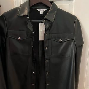 Brand New with tags BB Dakota faux leather shirt/jacket